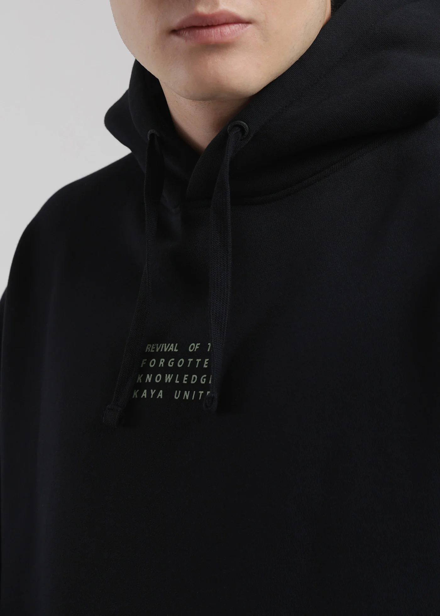 Polerón Hoodie Roots Hombre - Negro - Image 3