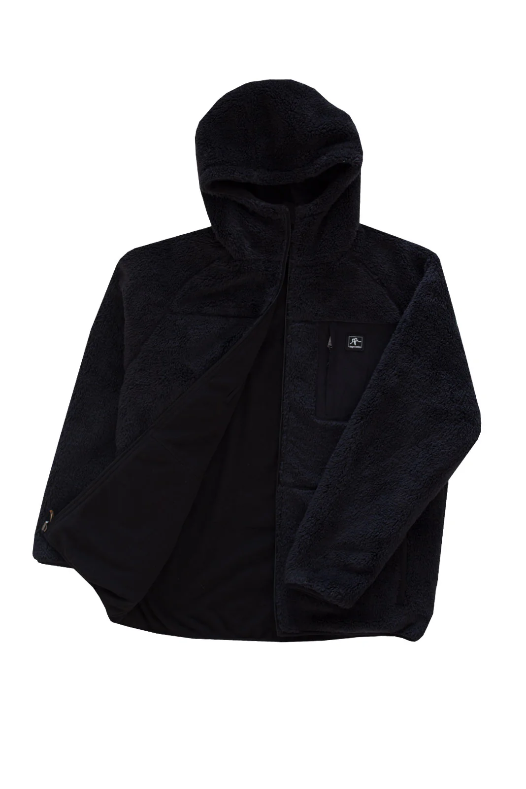 Shaggy Fleece Reversible Black/Blue Graphite - Image 7