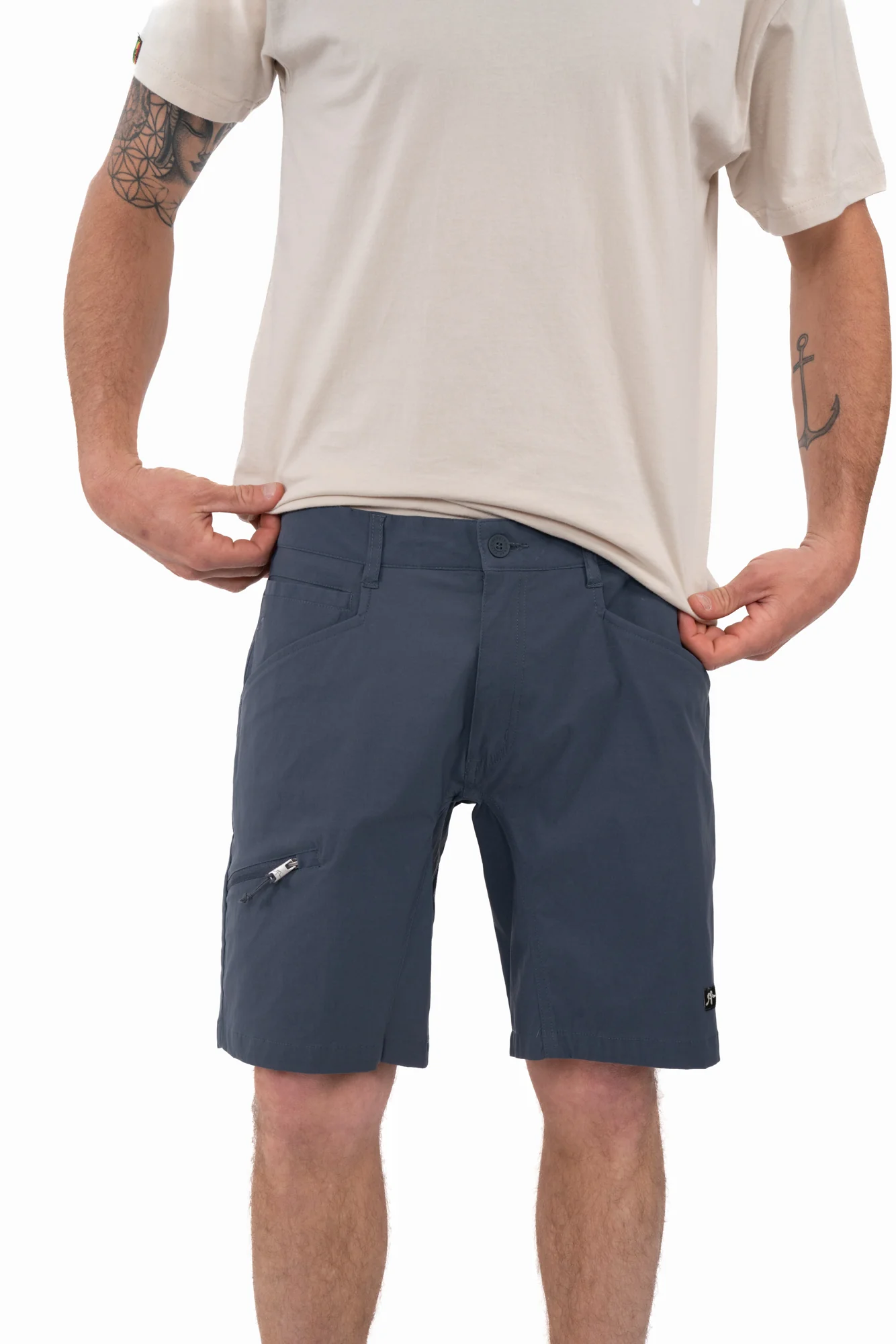 Short Algodón Trail Sport Hombre - Navy - Image 2