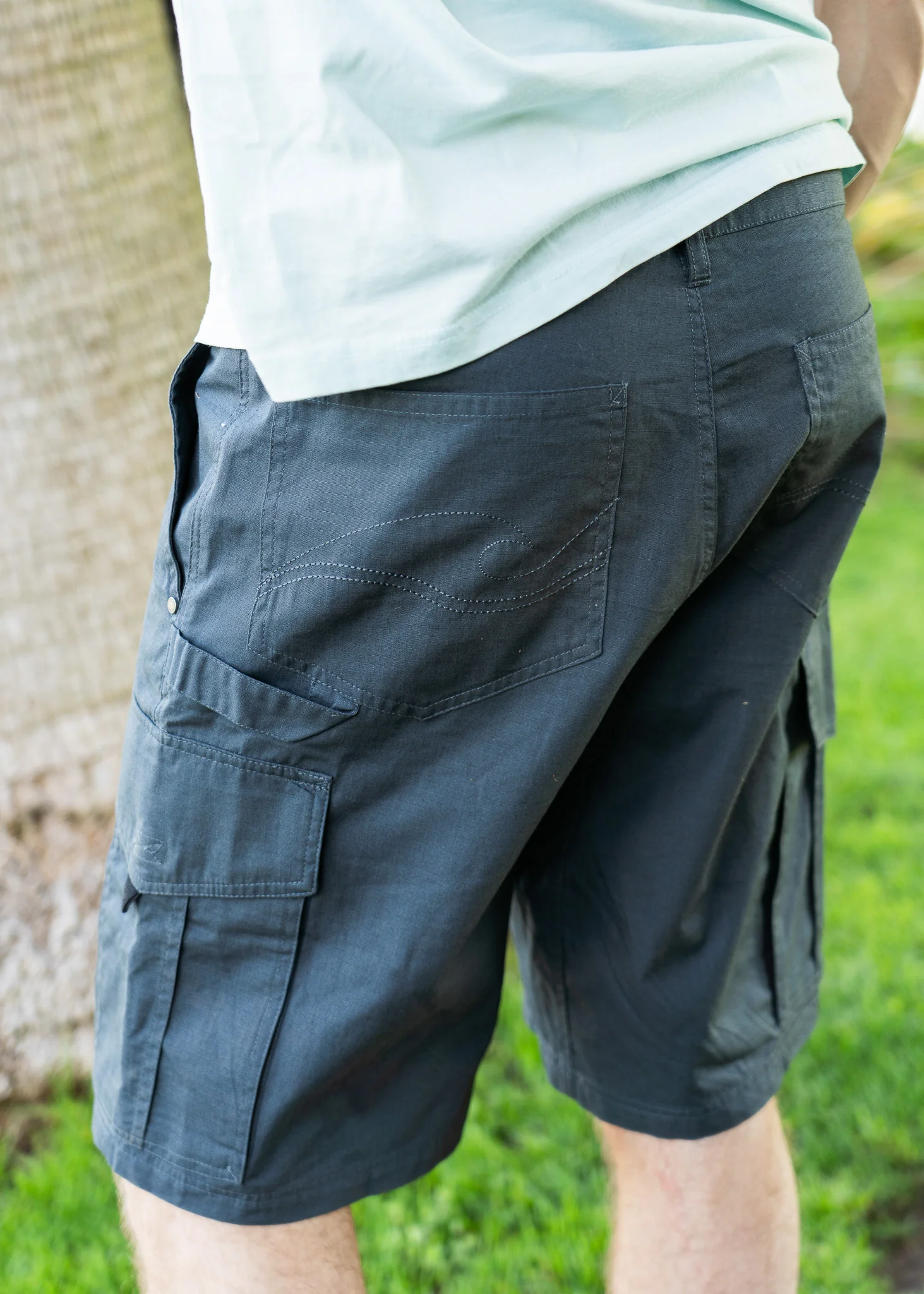 Short Cargo Algodón Hombre - Acero - Image 6