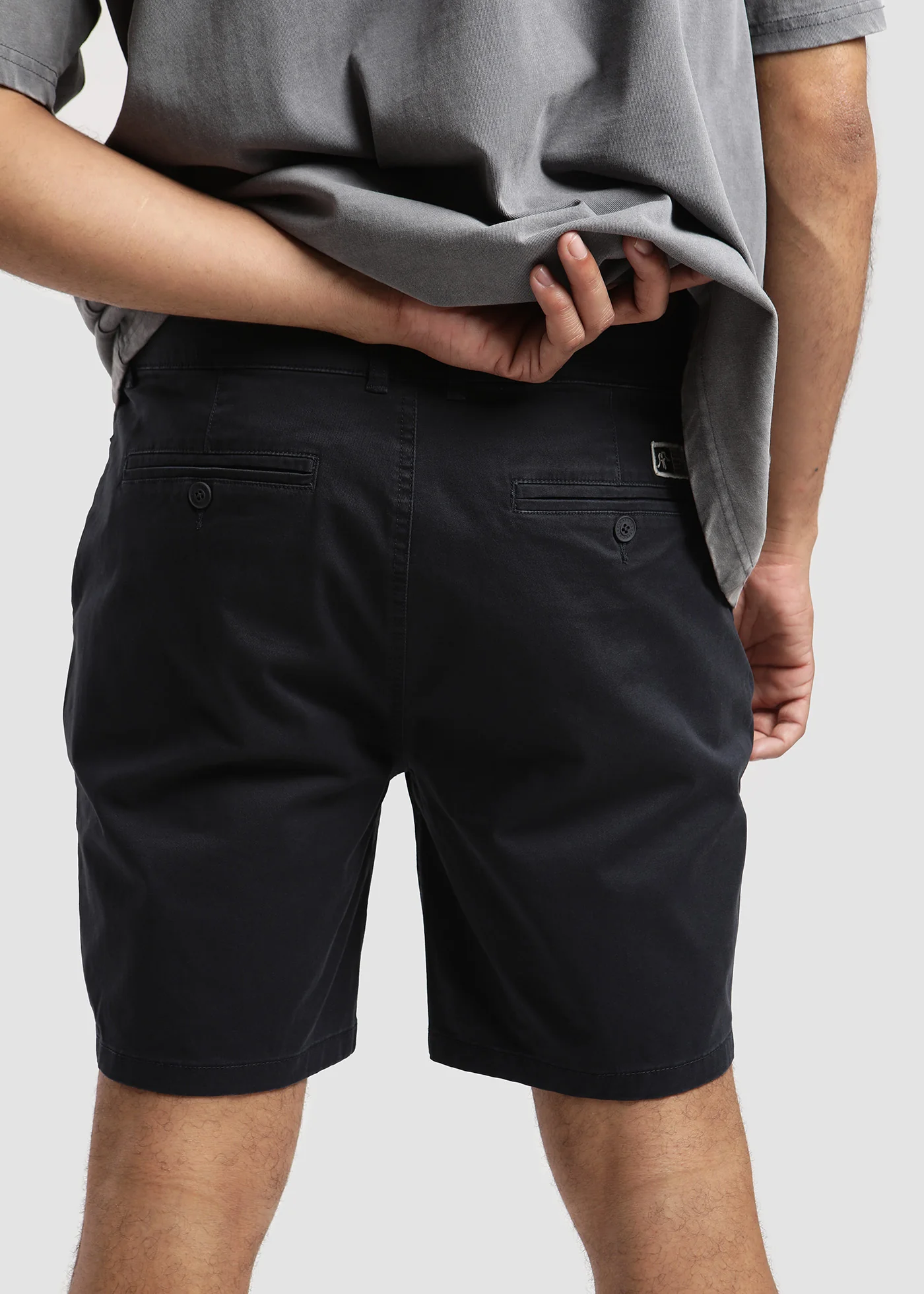 Short Clásico Algodón Chino Hombre - Navy - Image 3