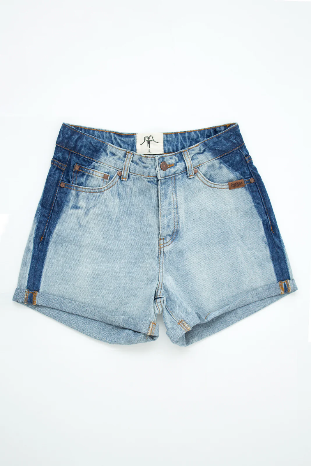 Short Clásico Algodón Denim Mujer - Celeste - Image 4