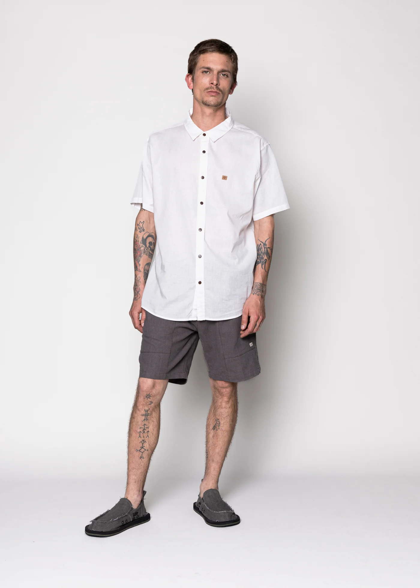 Short Lino Solid Hombre - Negro - Image 2