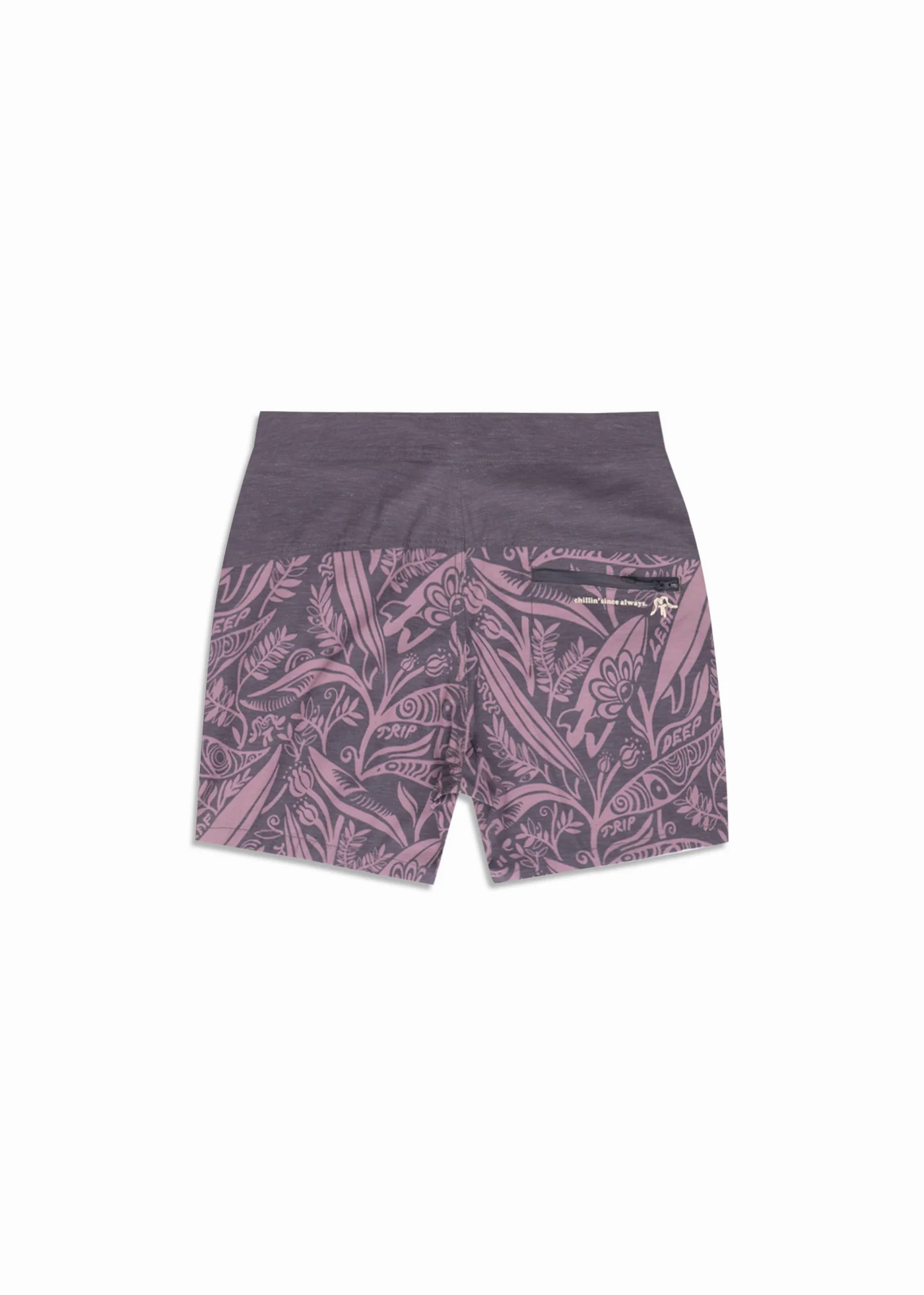 Traje de Baño Boardshort Nylon Leaf Hombre - Gris - Image 3