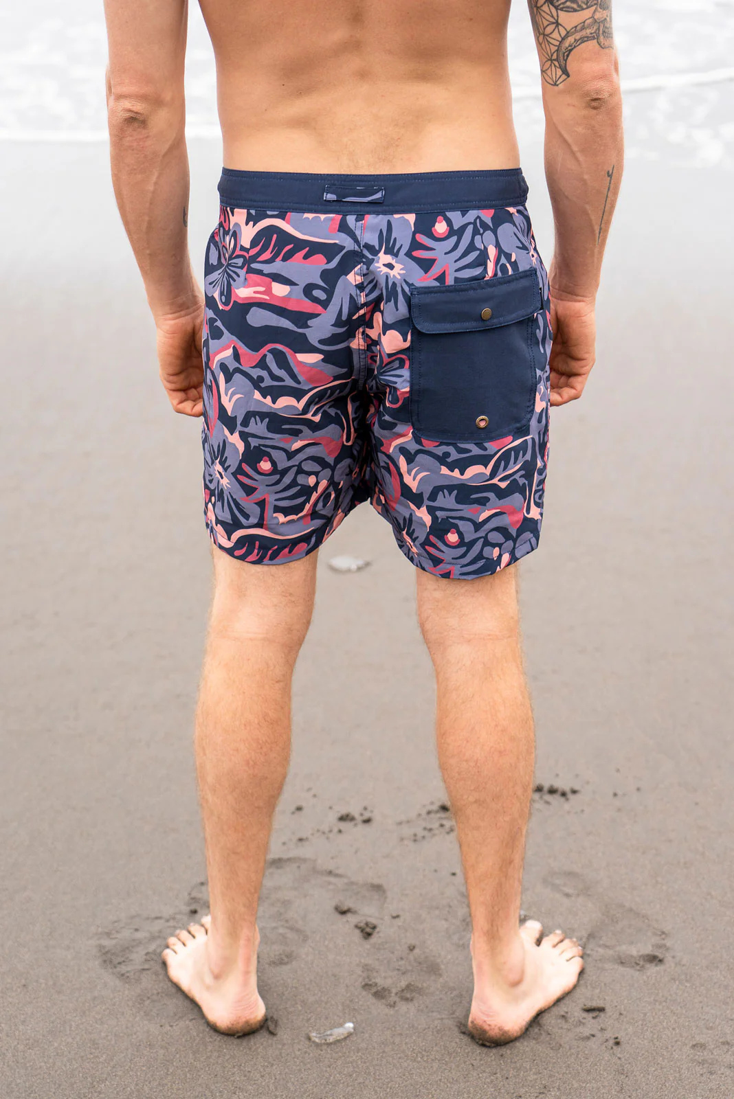 Traje de Baño Boardshort Nylon Sprout Hombre - Azul - Image 3
