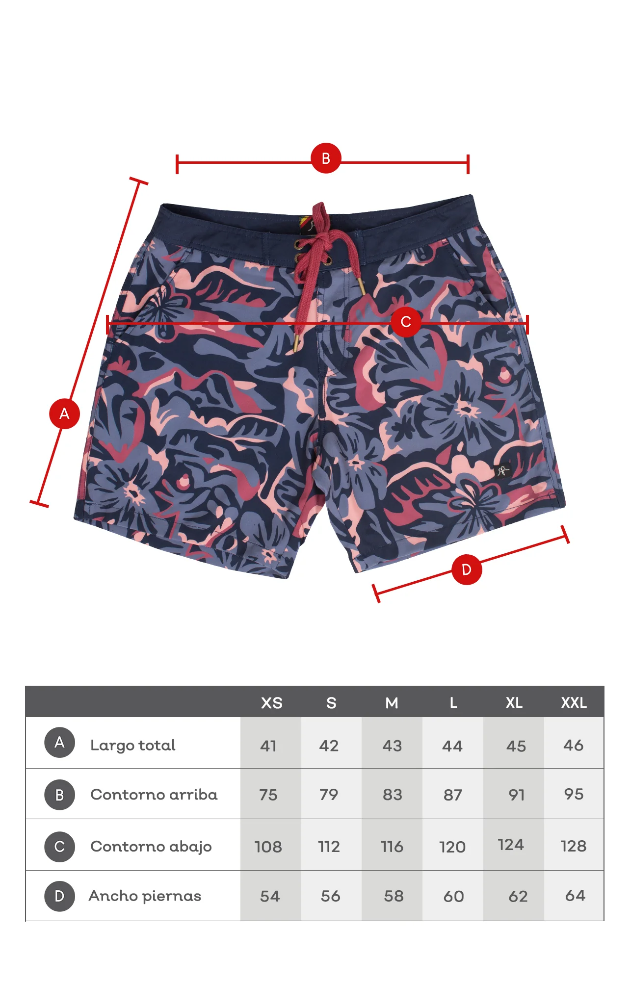 Traje de Baño Boardshort Nylon Sprout Hombre - Azul - Image 9