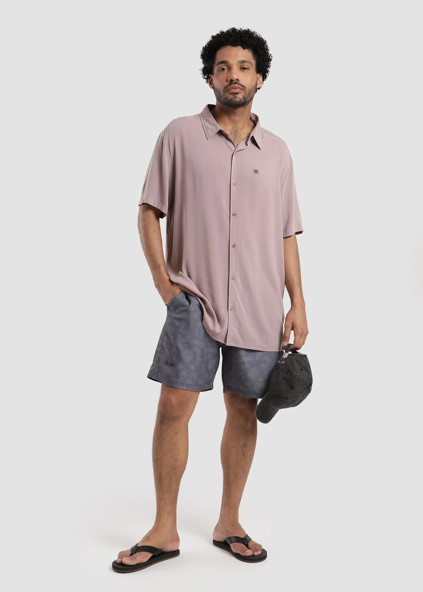 Traje de Baño Short Volley Nylon Camping Hombre - Navy - Image 2