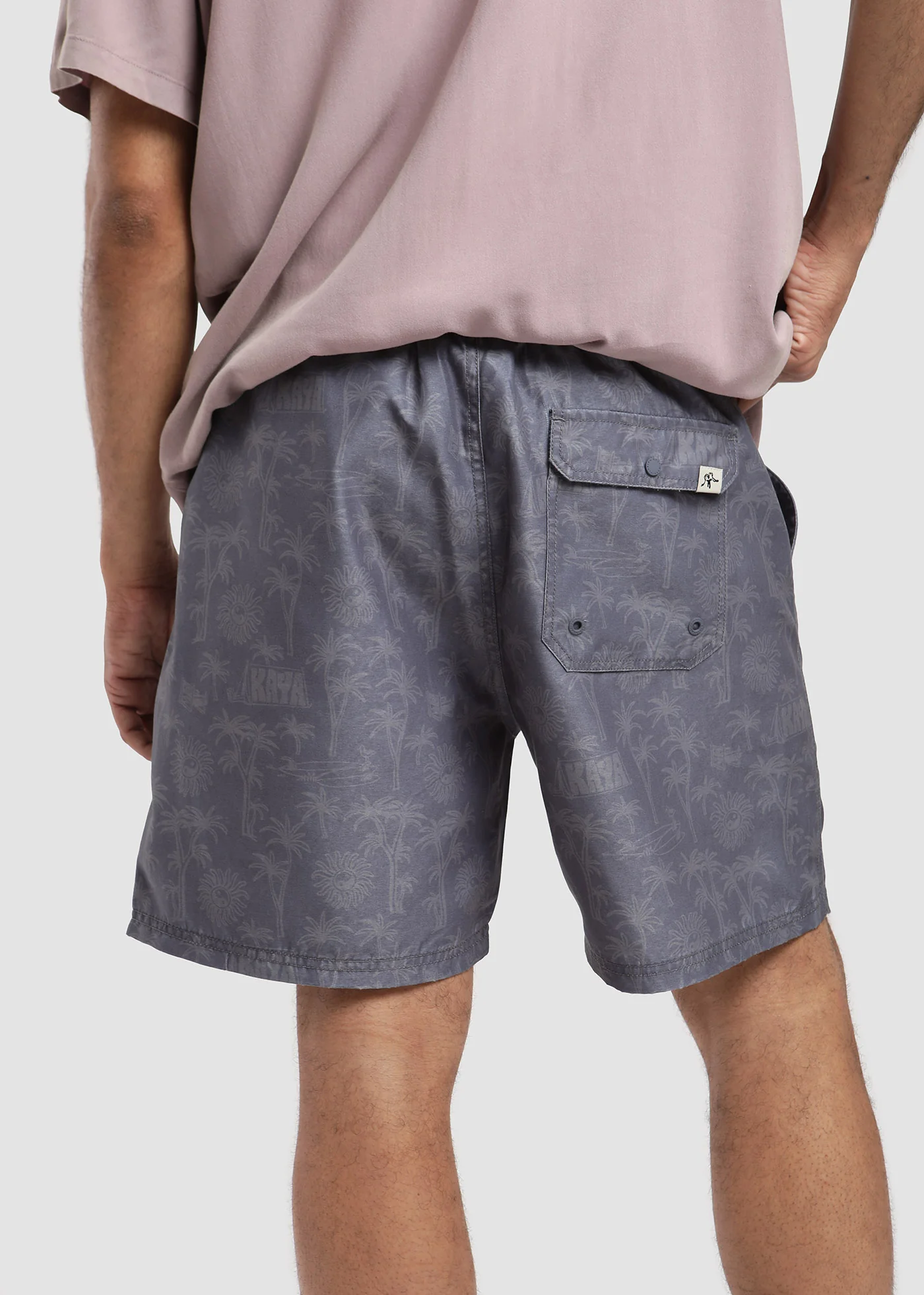 Traje de Baño Short Volley Nylon Camping Hombre - Navy - Image 3