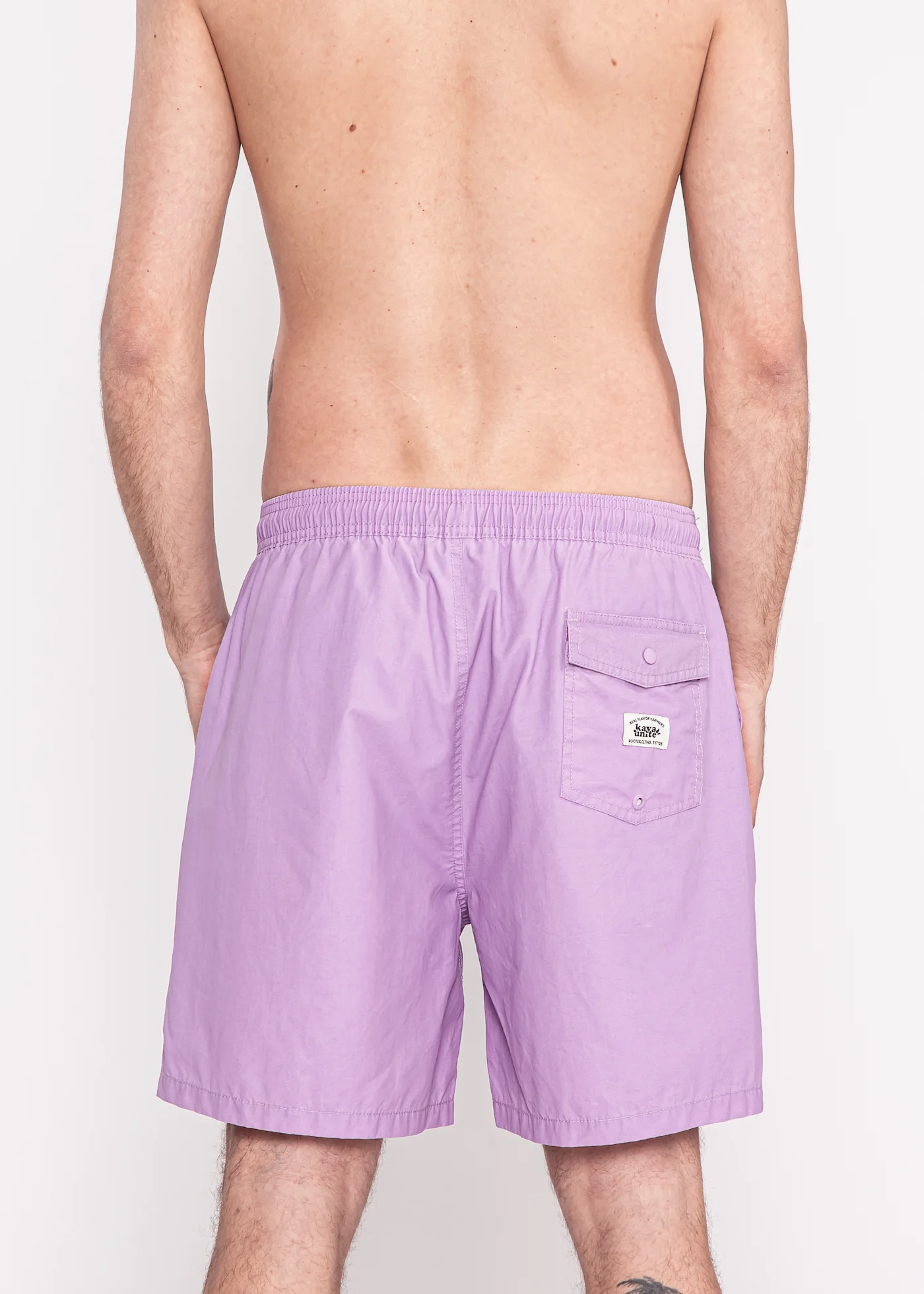Traje de Baño Short Volley Nylon Classic Hombre - Morado - Image 4