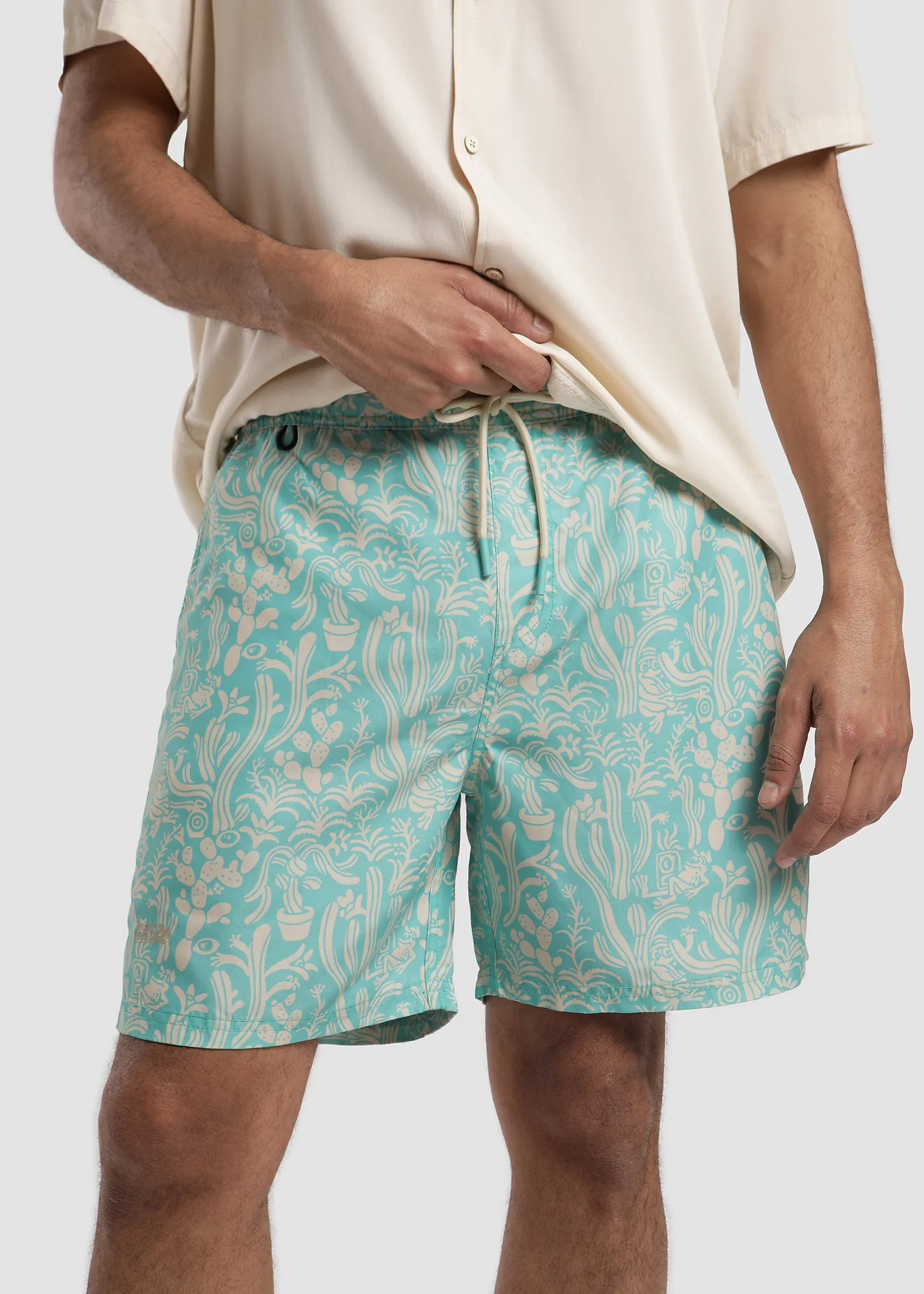 Traje de Baño Short Volley Nylon Froogy Hombre - Aqua