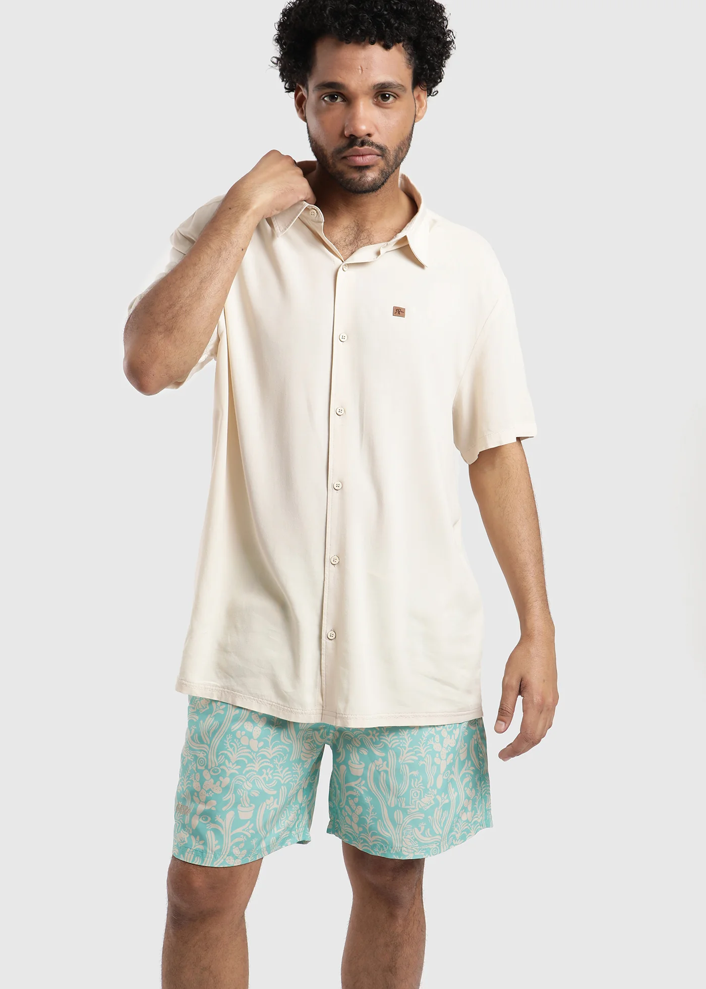 Traje de Baño Short Volley Nylon Froogy Hombre - Aqua - Image 2