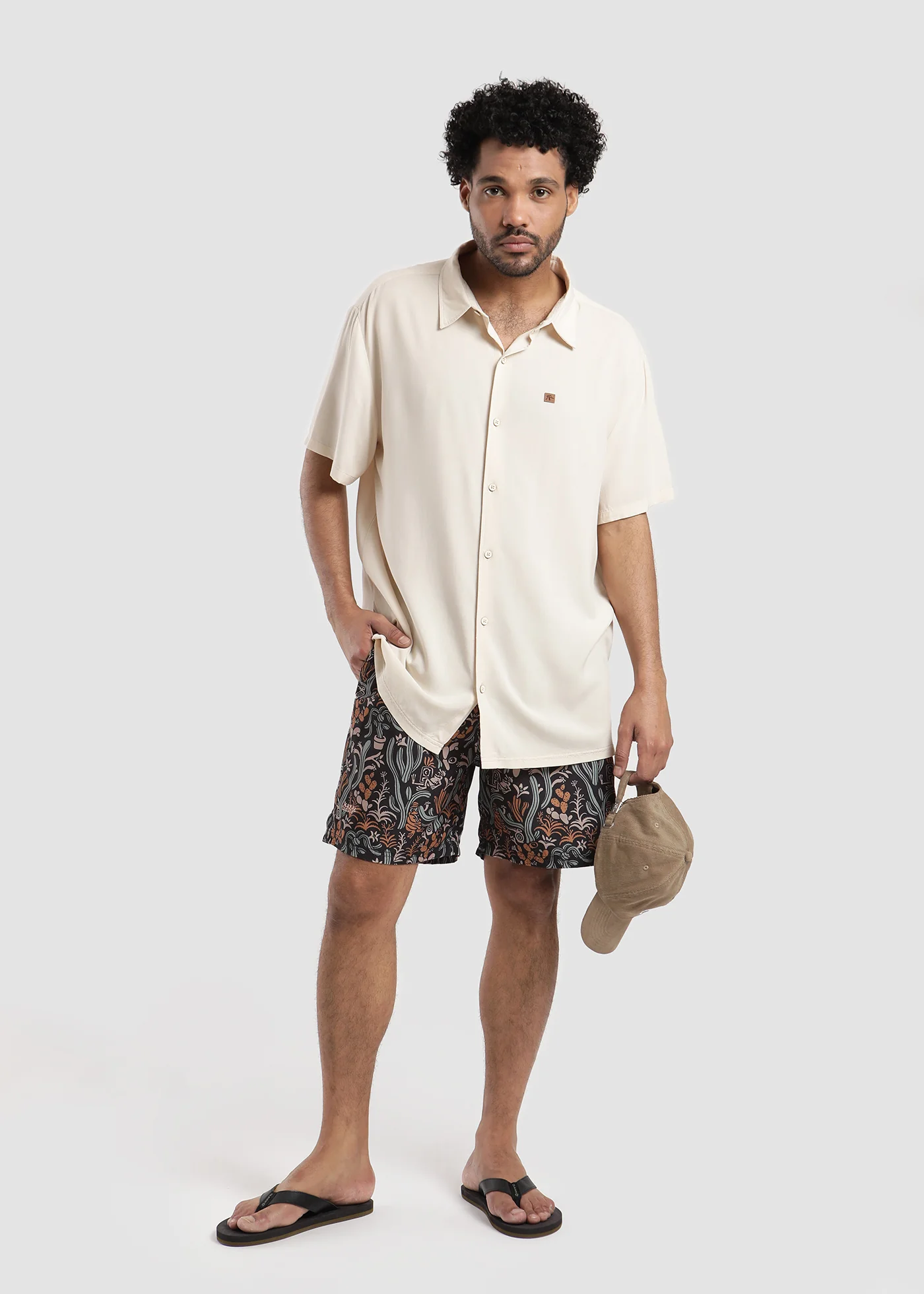 Traje de Baño Short Volley Nylon Froogy Hombre - Negro - Image 3