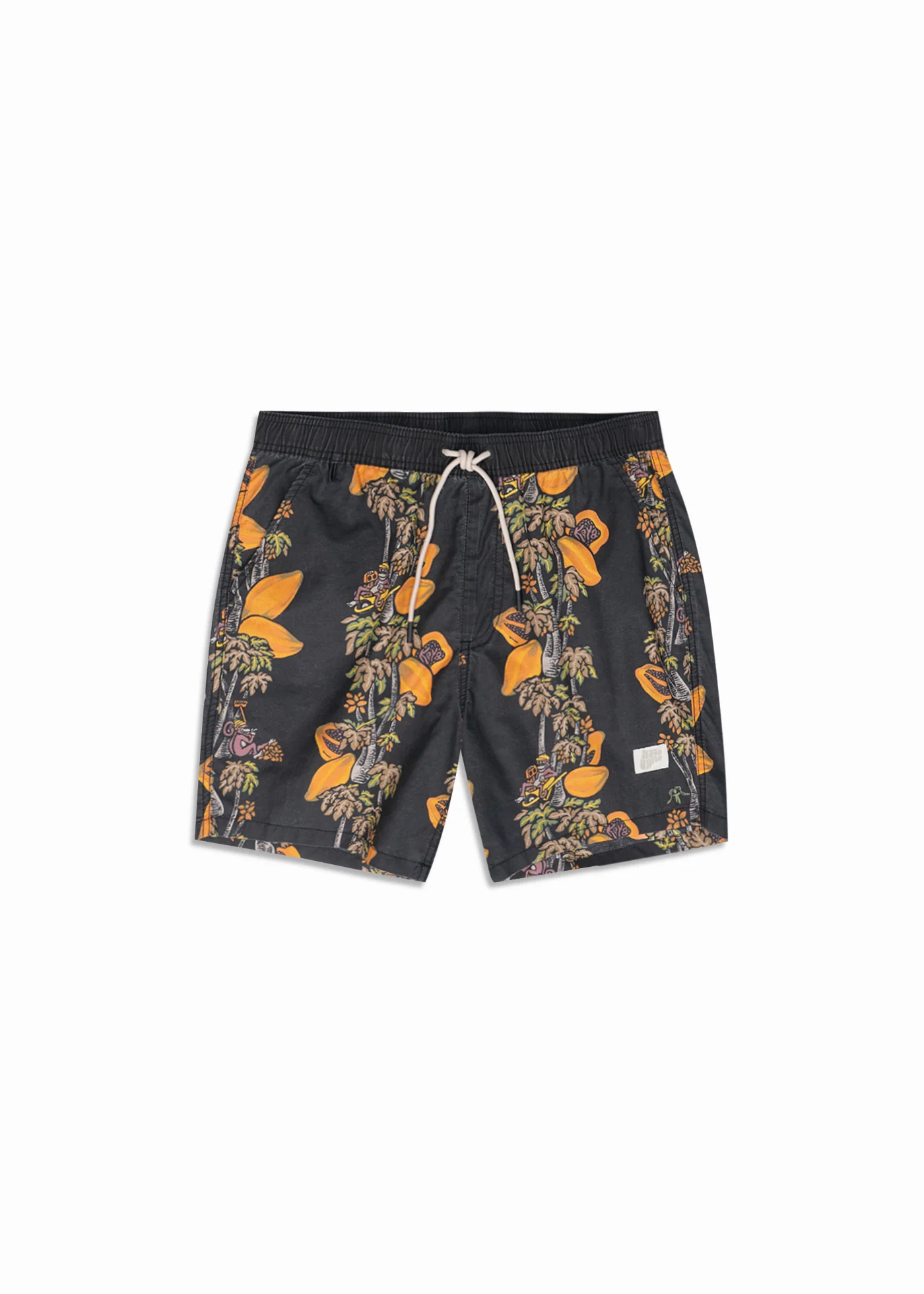 Traje de Baño Short Volley Nylon Lazy Hombre - Negro