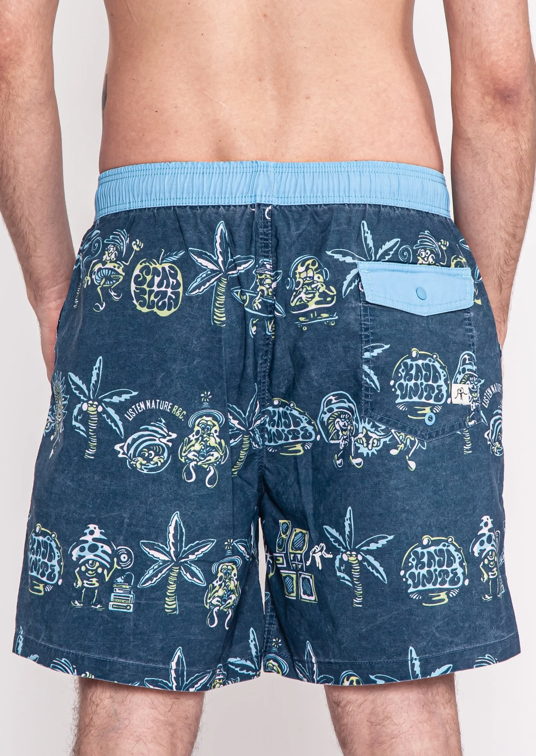 Traje de Baño Short Volley Nylon Moody Hombre - Navy - Image 2