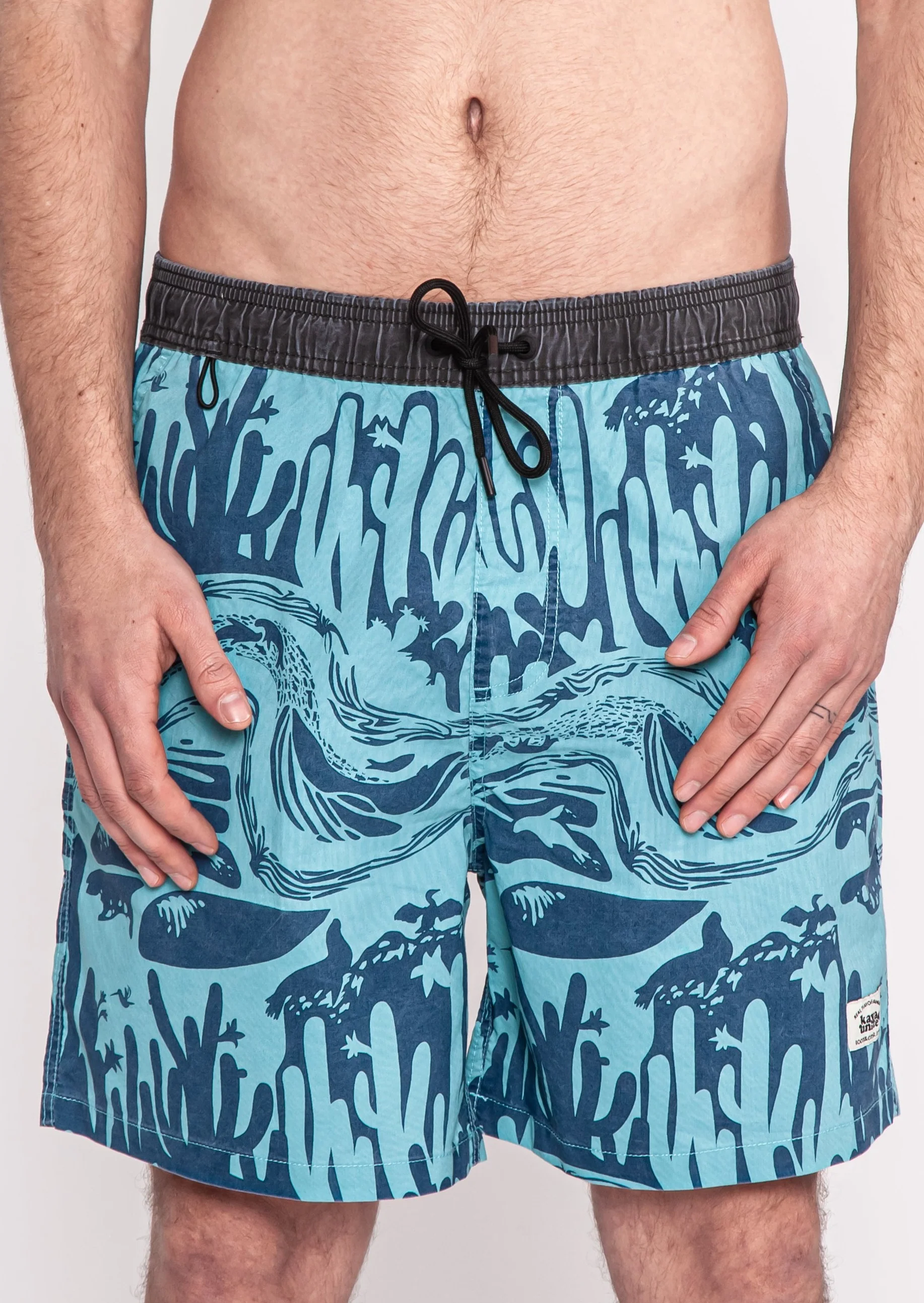 Traje de Baño Short Volley Nylon Morro Hombre - Azul