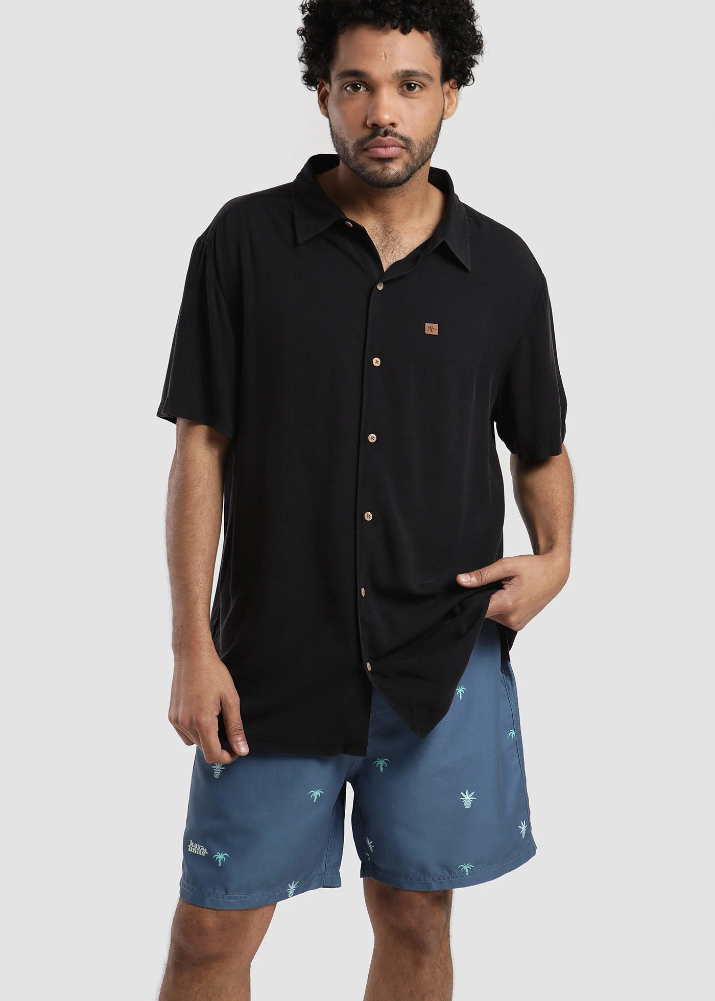 Traje de Baño Short Volley Nylon Paradise Hombre - Navy - Image 2