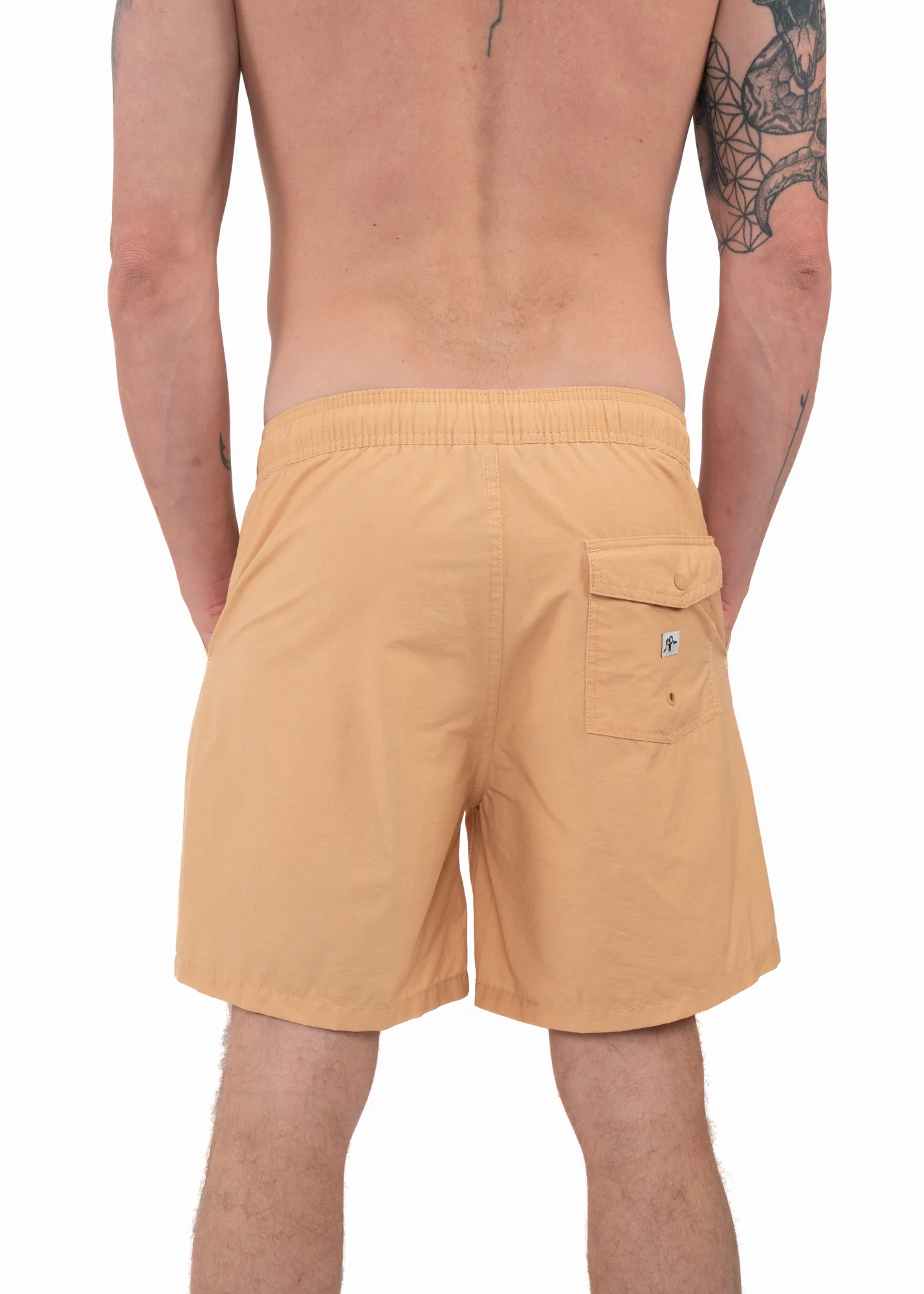 Traje de Baño Short Volley Nylon Solid Hombre - Durazno - Image 4