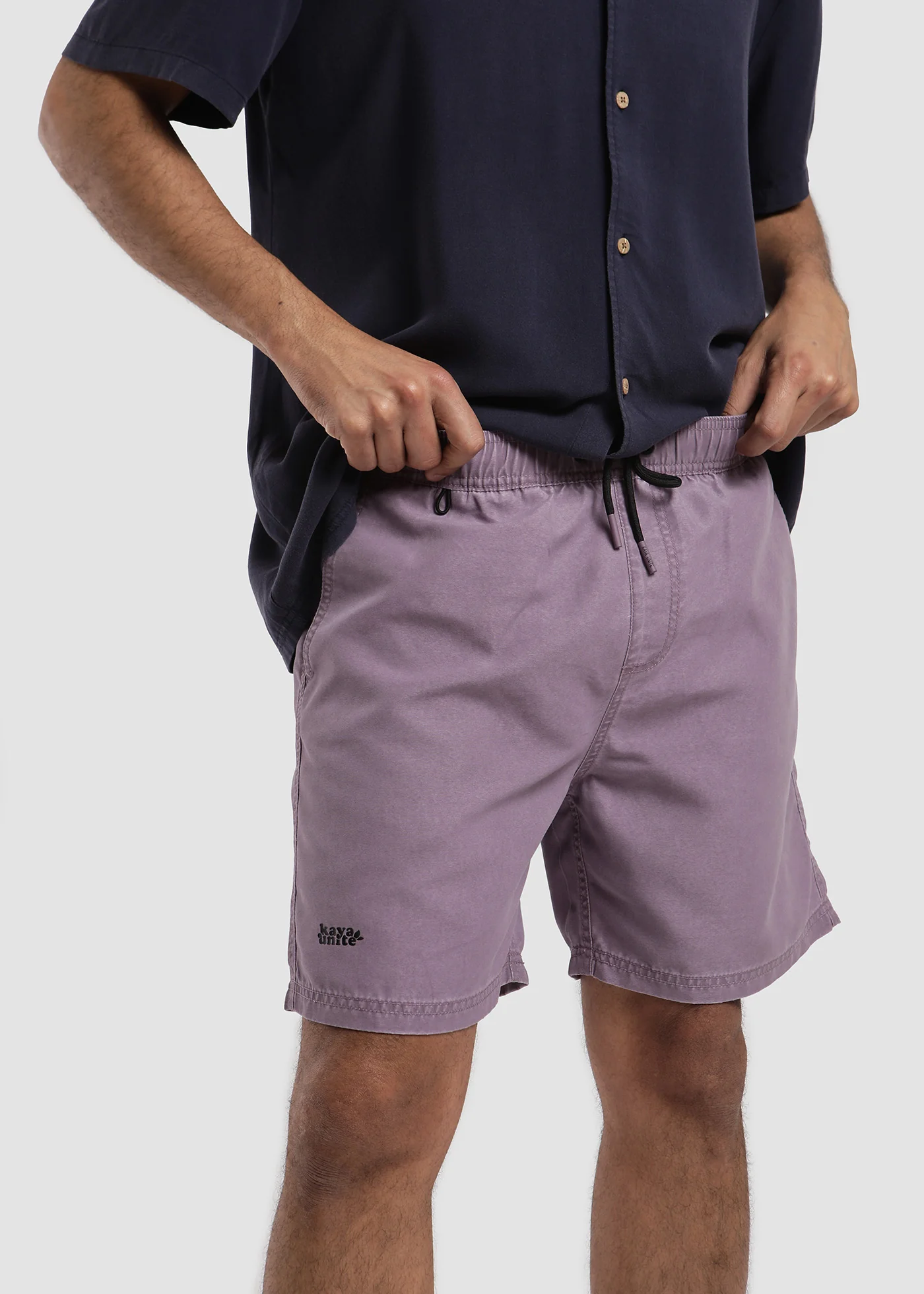 Traje de Baño Short Volley Nylon Solid Hombre - Malva