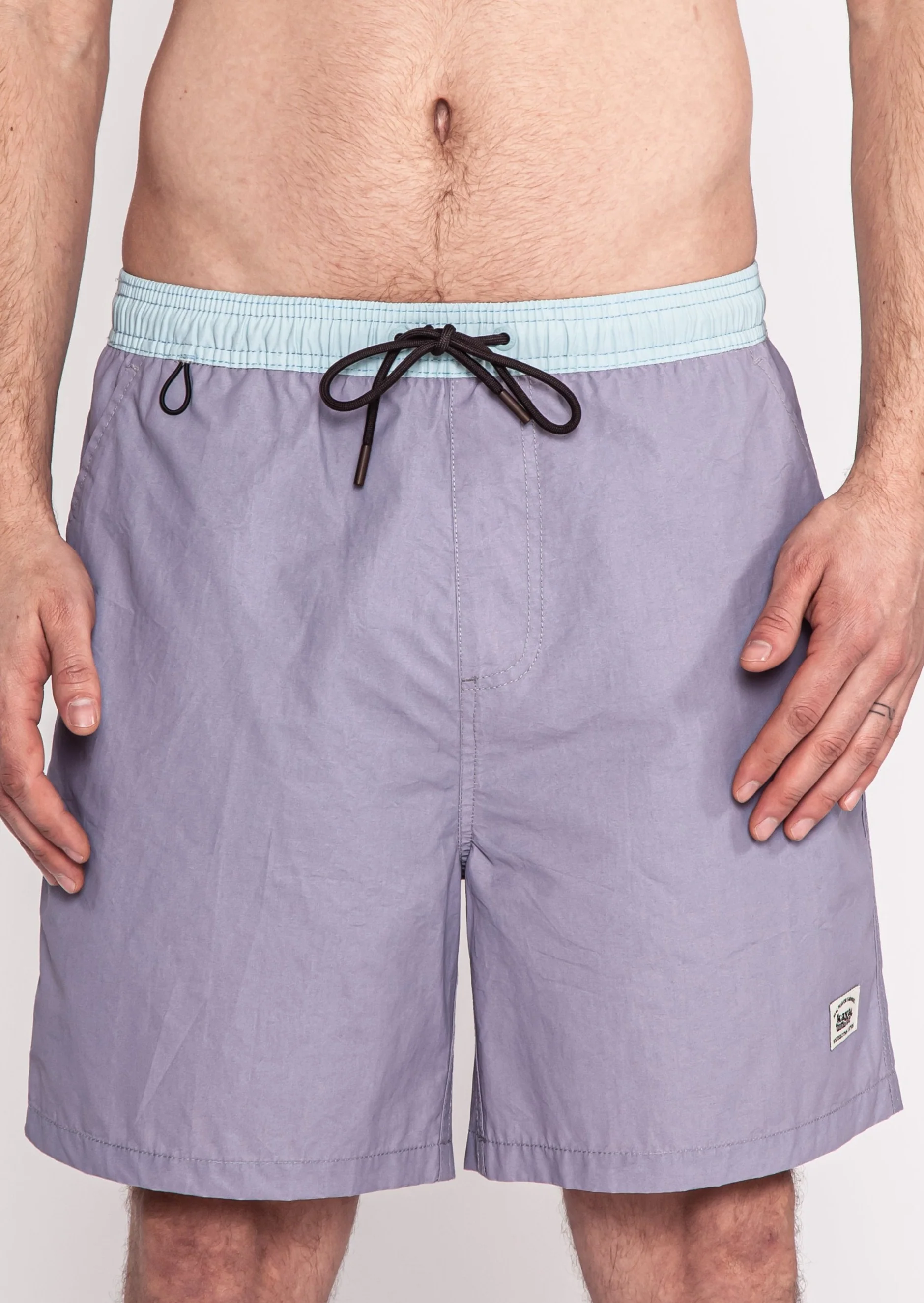 Traje de Baño Short Volley Nylon Solid Hombre - Morado