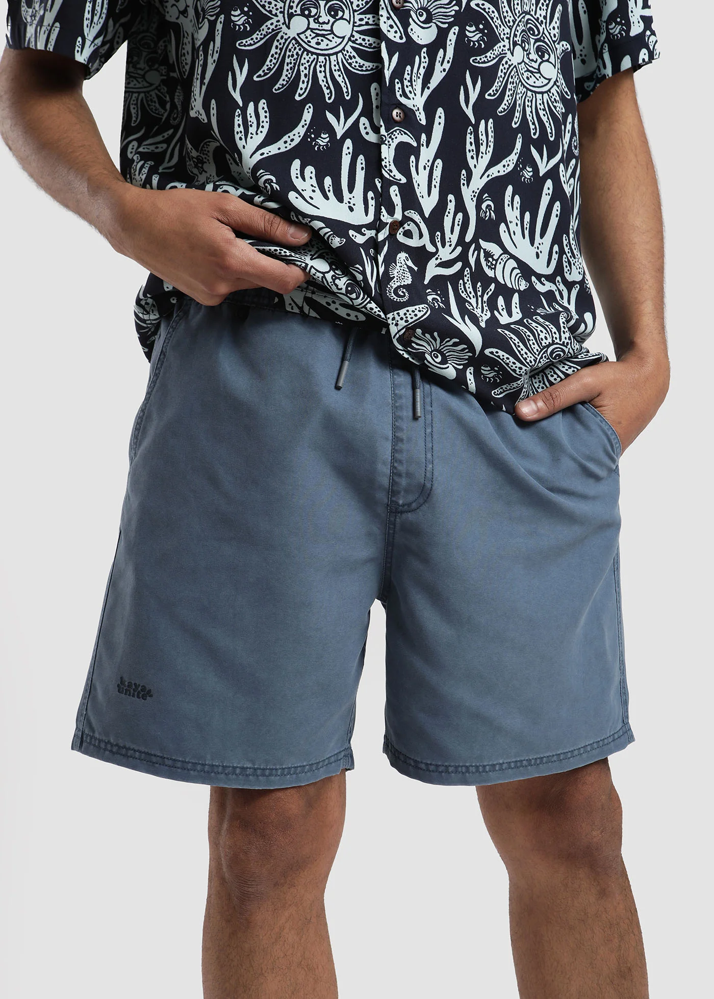 Traje de Baño Short Volley Nylon Solid Hombre - Navy