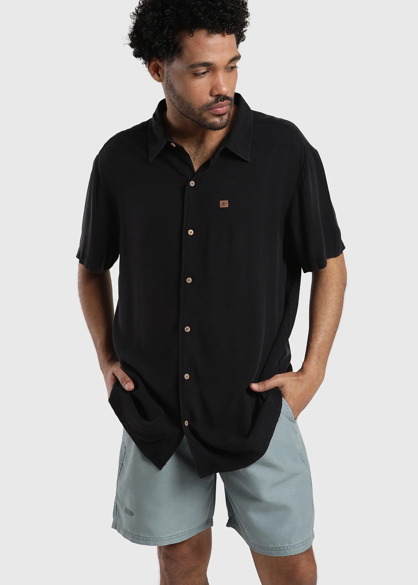 Traje de Baño Short Volley Nylon Solid Hombre - Petrol - Image 2