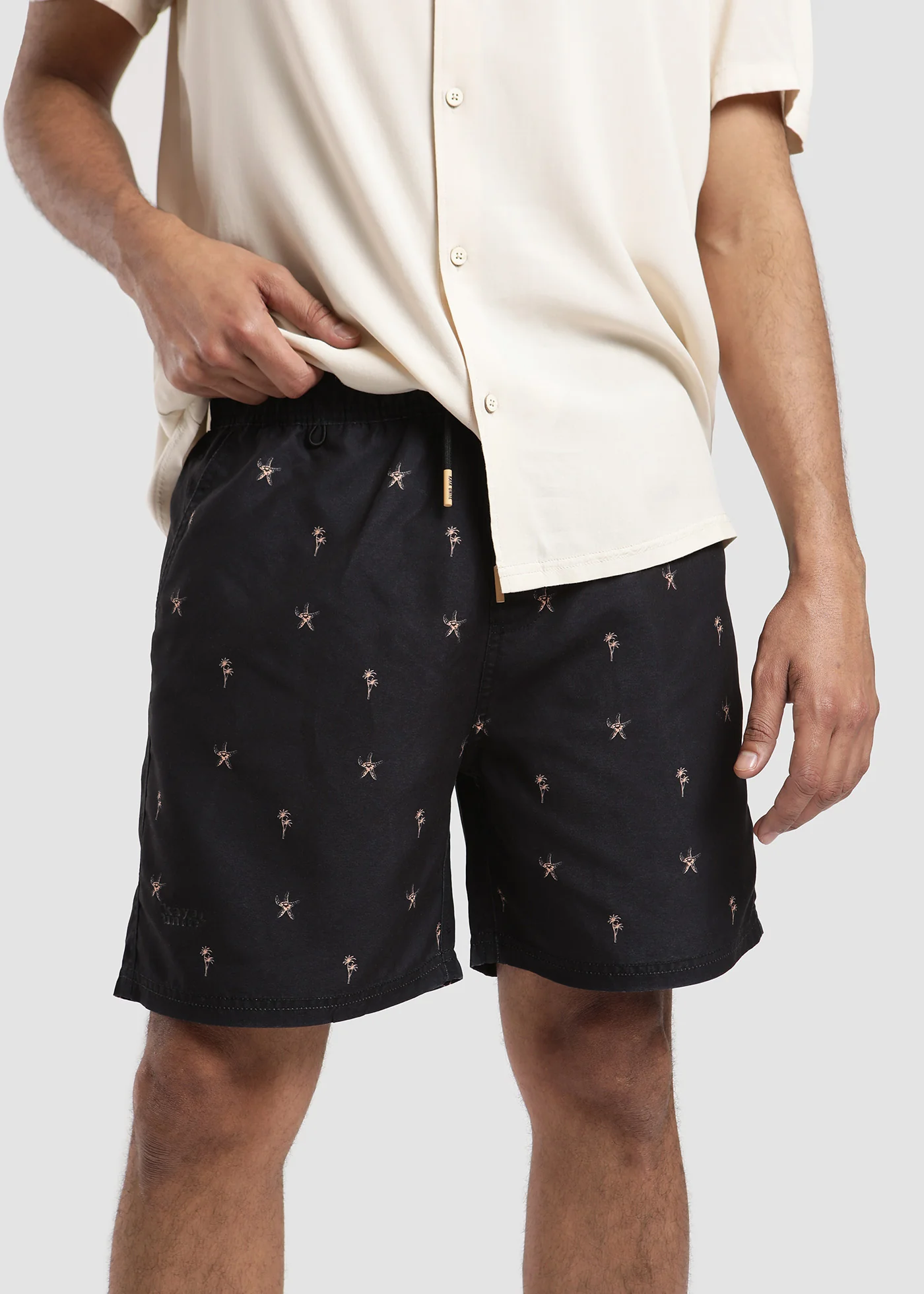 Traje de Baño Short Volley Nylon Summer Hombre - Negro