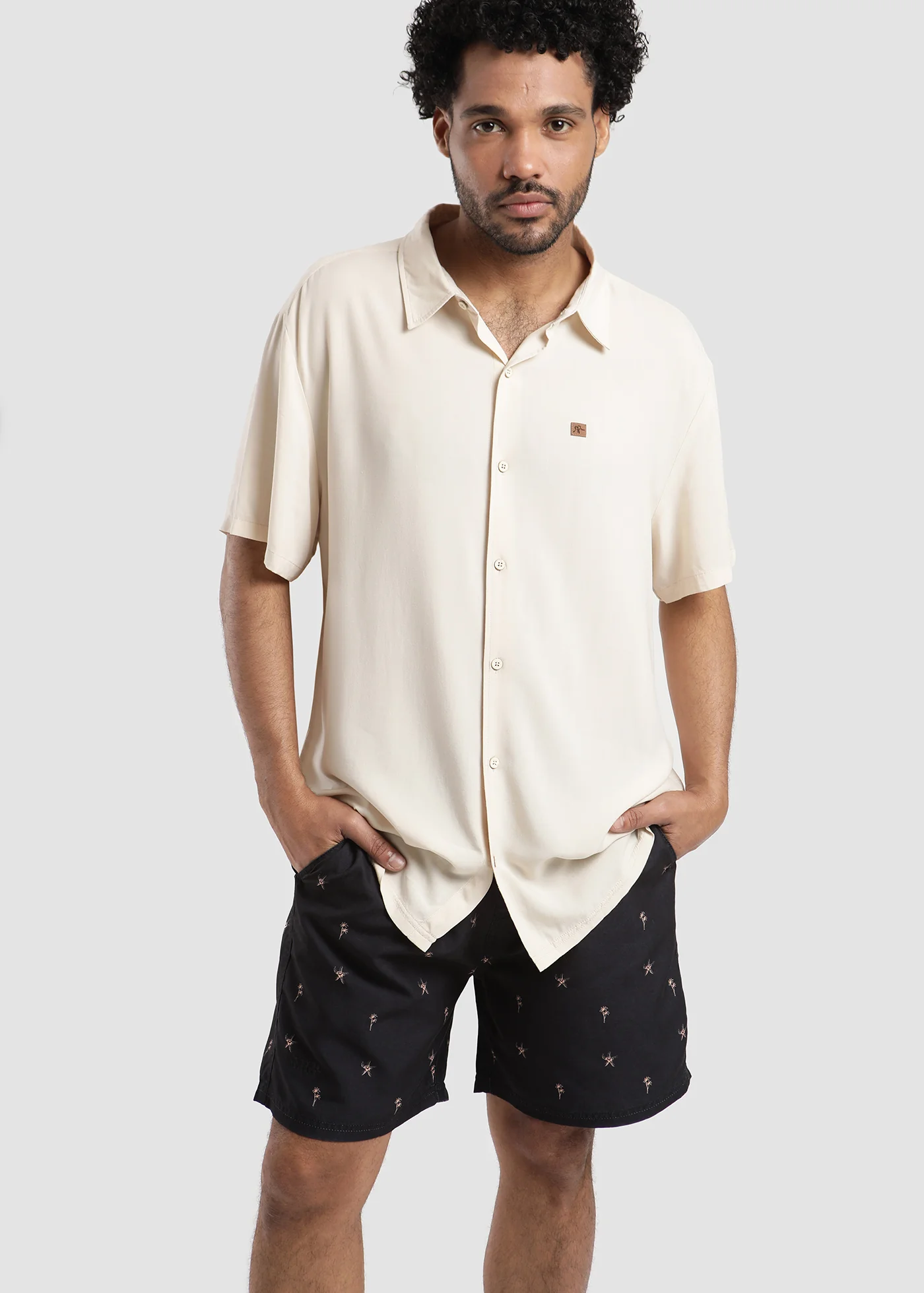 Traje de Baño Short Volley Nylon Summer Hombre - Negro - Image 2