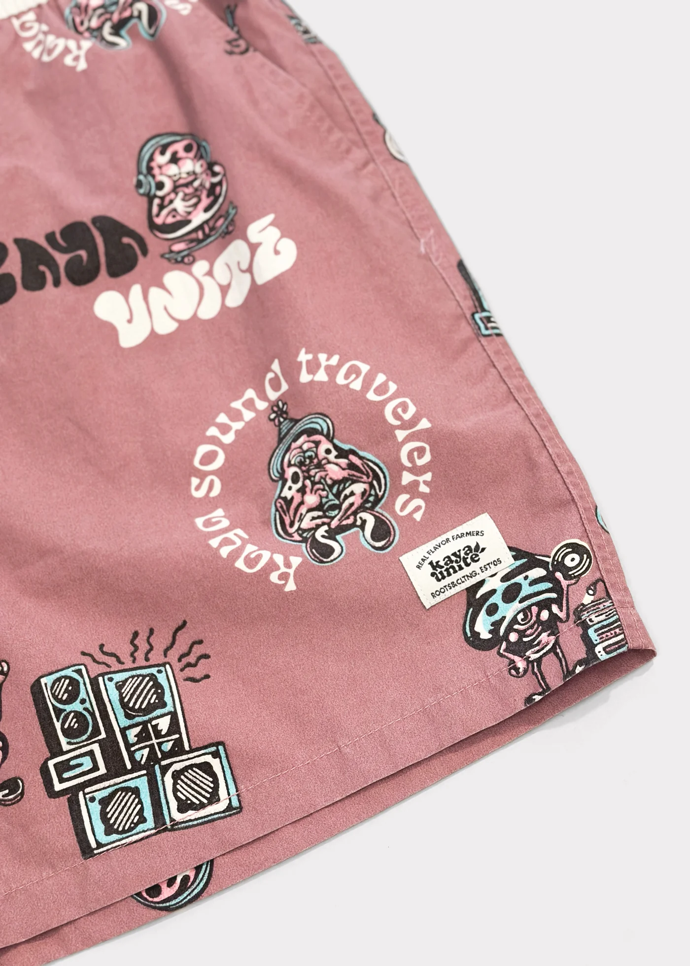 Traje de Baño Short Volley Nylon Traveler Hombre - Rosa Palo - Image 3