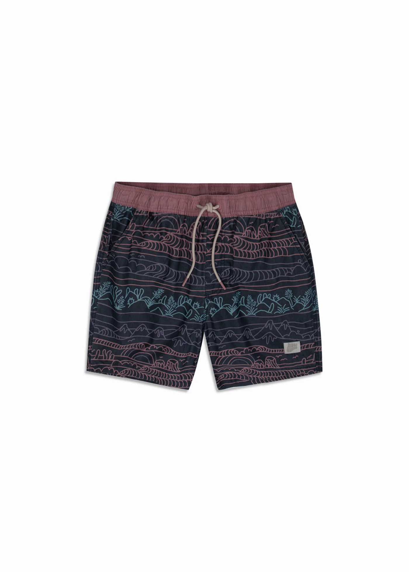 Traje de Baño Short Volley Nylon West Hombre - Navy