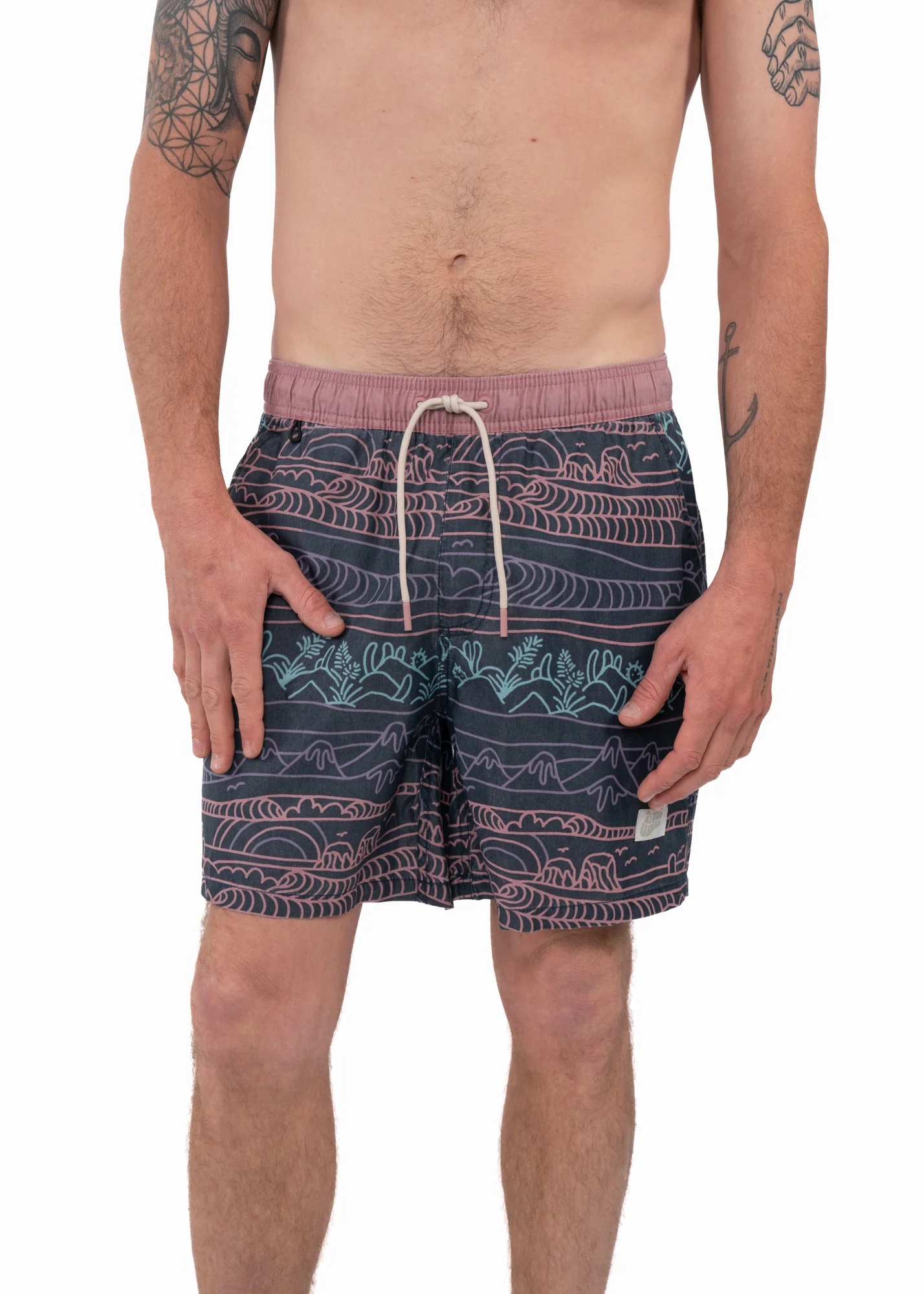 Traje de Baño Short Volley Nylon West Hombre - Navy - Image 2