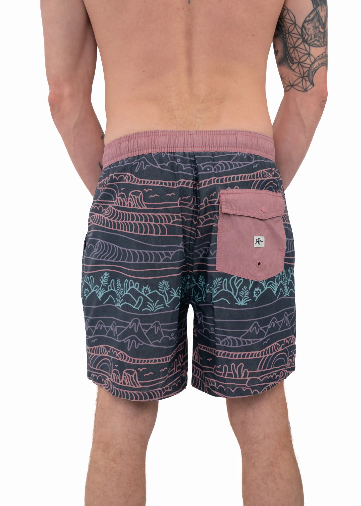 Traje de Baño Short Volley Nylon West Hombre - Navy - Image 4