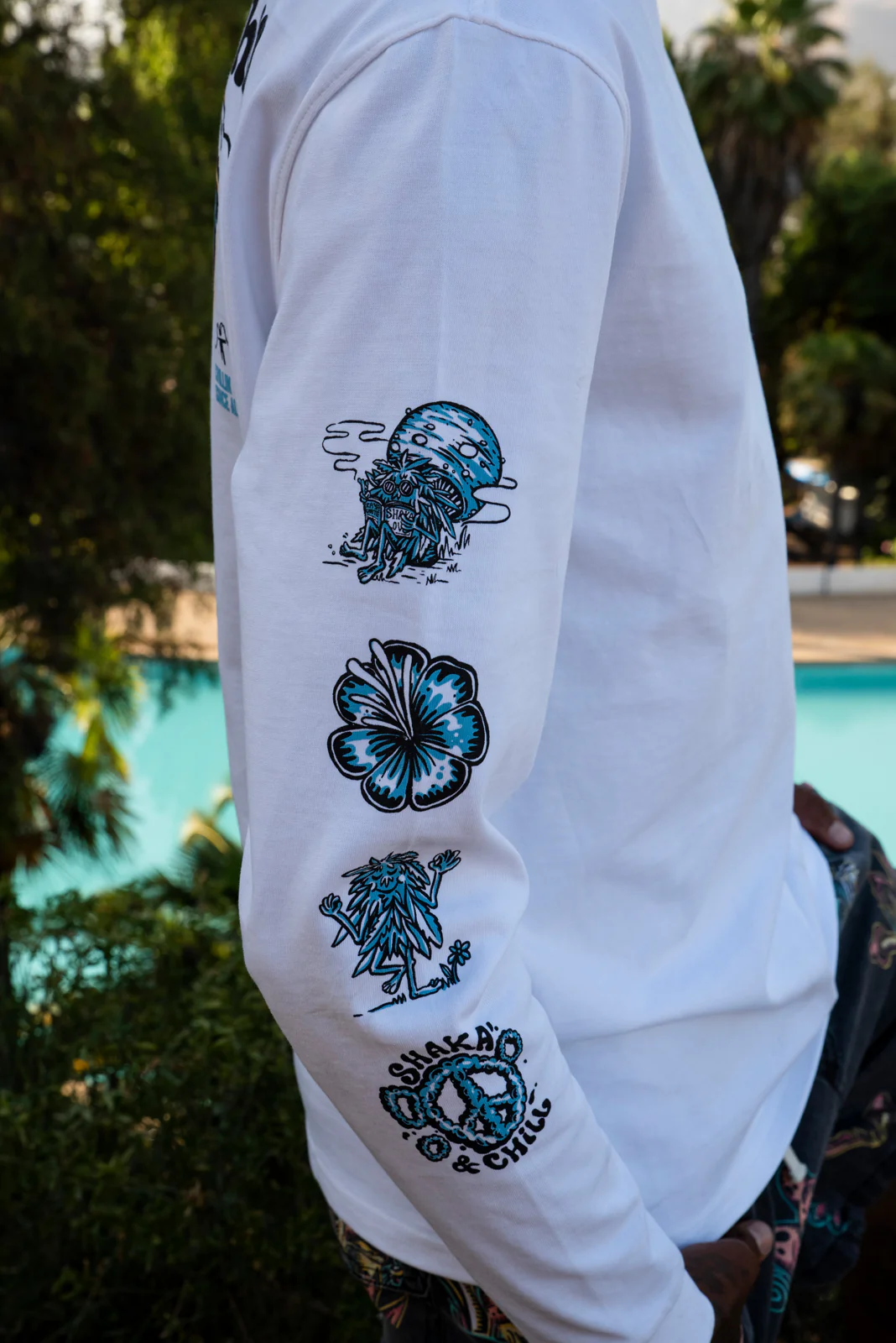 TSHIRT M/L BORN LONG WHITE - Image 4