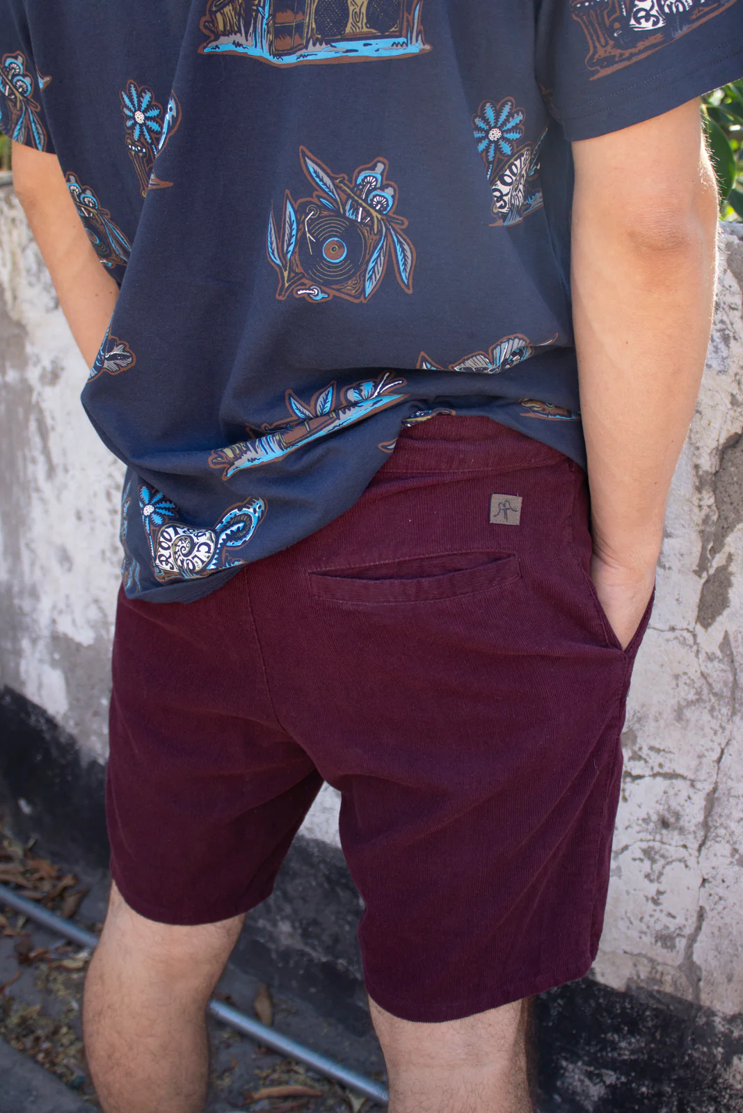 SHORT COTELÉ BORDO - Image 4