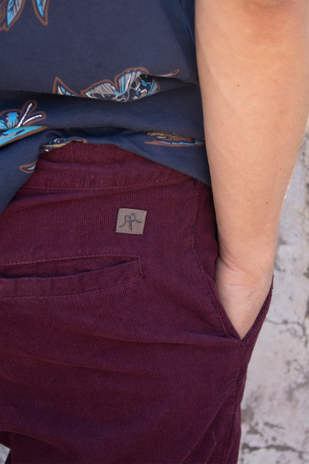 SHORT COTELÉ BORDO - Image 5